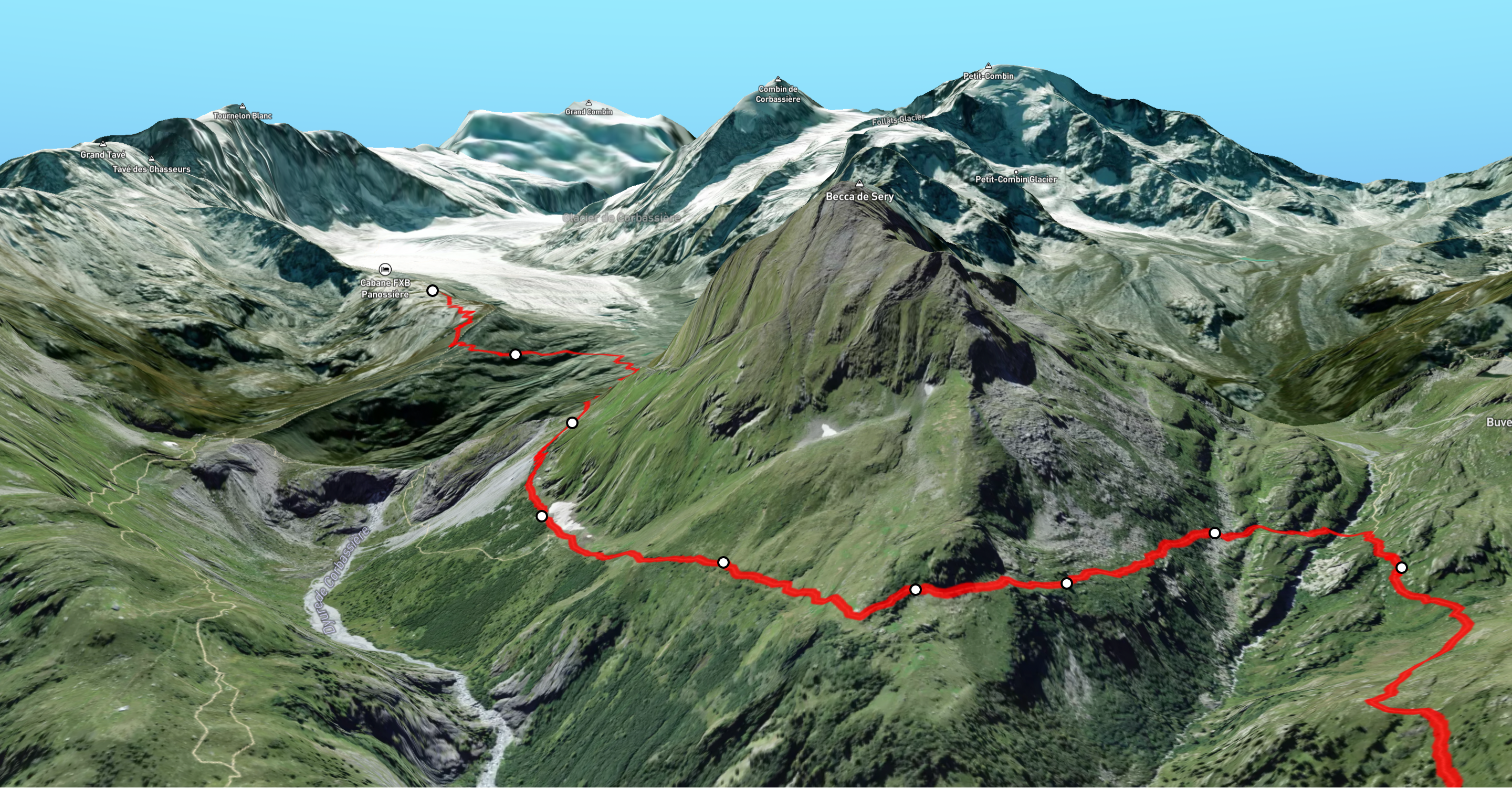 Screenshot of the Mass.Viewer map in 3D.